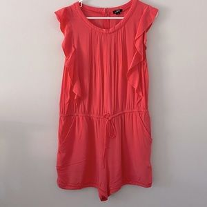 Loft Short Ruffled Romper